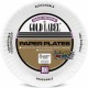 AJM 9" Dinnerware Paper Plates - Serving - Disposable - Microwave Safe - 9" Diameter - White - Paper Body - 100 / Pack