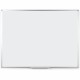 Bi-silque Ayda Steel Dry Erase Board - 48" (4 ft) Width x 36" (3 ft) Height - White Steel Surface - Aluminum Frame - Rectangle -