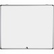 MasterVision Enclore Hinged Magnetic Aluminum Indoor Glazed Case - 42.99" Height x 35.55" Width - Black Lacquered Steel Surface 