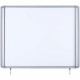 MasterVision Water-Resistant Enclosed Dry-Erase Board - 40" (3.3 ft) Width x 38.3" (3.2 ft) Height - White Lacquered Steel Surfa