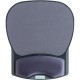 Compucessory Gel Wrist Rest with Mouse Pads - 8.70" x 10.20" x 1.20" Dimension - Charcoal - Gel, Lycra - 1 Pack