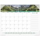 At-A-Glance Panoramic Landscape Desk Pad - Standard Size - Monthly - 12 Month - January 2025 - December 2025 - 1 Month Single Pa