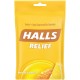 Cadbury Halls Honey-Lemon Cough Drops - For Sore Throat, Cough, Nasal Congestion - Honey Lemon - 12 / Box