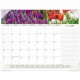 At-A-Glance Panoramic Floral Desk Pad - Standard Size - Monthly - 12 Month - January 2025 - December 2025 - 1 Month Single Page 