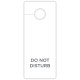 RDI Do-Not-Disturb Hang Sign - 100 / Carton - Do Not Disturb Print/Message - 3" Width x 8" Height - Rectangular Shape - Hanging 