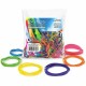 Brites Color-Coded Rubber Bands - Size: 16, 18, 19, 32, 33, 64 - Reusable, Elastic, Stretchable, Latex-free, Freezer Safe, Micro