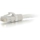 C2G 12ft Cat6 Snagless Unshielded (UTP) Ethernet Cable - Cat6 Network Patch Cable - PoE - White - 12 ft Category 6 Network Cable