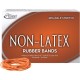 Alliance Rubber 37196 Non-Latex Rubber Bands - Size 19 - 1 lb. box contains approx. 1440 bands - 3 1/2" x 1/16" - Orange