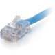 C2G 50 ft Cat6 Non Booted Plenum UTP Unshielded Network Patch Cable - Blue - 50 ft Category 6 Network Cable for Network Device, 