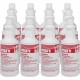 MISTY Secure Bathroom/Washroom Cleaner - 32 fl oz (1 quart) - Mint Scent - 12 / Carton - Fast Acting, Easy to Use - Blue