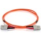 C2G-2m SC-SC 50/125 OM2 Duplex Multimode PVC Fiber Optic Cable - Orange - Fiber Optic for Network Device - SC Male - SC Male - 5