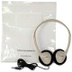 Califone CA-2 Storage Stereo Headphone - Stereo - Beige - Mini-phone (3.5mm) - Wired - 32 Ohm - 20 Hz 20 kHz - Over-the-head - B