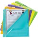 C-Line Bright Pocket Vertical Tab Index Dividers - 5 Write-on Tab(s) - 5 Tab(s)/Set - Letter - 8.50" Width x 11" Length - 3 Hole