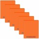 C-Line Classroom Connector Letter Report Cover - 8 1/2" x 11" - 2 Internal Pocket(s) - Orange - 25 / Box