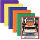 C-Line Classroom Connector Pocket Folder - 2 Internal Pocket(s) - Red, Orange, Yellow, Green, Blue, Purple - 6 / Pack