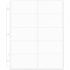 C-Line Business Card Holder Pages for Ring Binders, Poly - Holds 20 Cards/Page, 3-Hole Punched, 11-1/4 x 8-1/8, 10/PK, 61217
