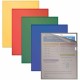 C-Line Poly Project Folders - Assorted Colors, Reduced Glare, 11 x 8-1/2, 25/BX, 62130