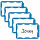 C-Line Self-Adhesive Name Tags - Blue Border, Peel & Stick, 3-1/2 x 2-1/4, 100/BX, 92265