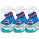 Clorox Disinfecting Bathroom Foamer with Bleach - For Bathroom - 30 fl oz (0.9 quart) - 9 / Carton - Disinfectant - Clear