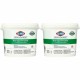 Clorox Healthcare Hydrogen Peroxide Cleaner Disinfectant Wipes - 185 / Bucket - 2 / Carton - Bleach-free, Antibacterial - White
