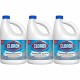 Clorox Germicidal Bleach - Concentrate - 121 fl oz (3.8 quart) - Regular Scent - 3 / Carton - Disinfectant - White