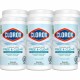 Clorox Free & Clear Compostable All Purpose Cleaning Wipes - 4.25" Length x 4.25" Width - 75 / Tub - 6 / Carton - Fragrance-free