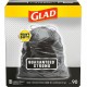 Glad Large Drawstring Trash Bags - Large Size - 30 gal Capacity - 30" Width x 32.99" Length - 1.05 mil (27 Micron) Thickness - D