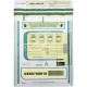 ControlTek SafeLOK Tamper-Evident Deposit Bags - 9" Width x 12" Length - Seal Closure - Clear - 100/Pack - Deposit, Cash, Note, 