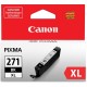 Canon CLI-271 Original Ink Cartridge - Inkjet - High Yield - Black - 1 Each