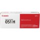 Canon 051H Original High Yield Laser Toner Cartridge - Black - 1 Each - 4100 Pages
