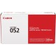 Canon 052 Original Laser Toner Cartridge - Black - 1 Each - 3100 Pages
