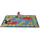 Carpets for Kids ABC Rectangle Caterpillar Rug - 70" Length x 53" Width - Rectangle
