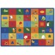 Carpets for Kids Learning Blocks Rectangle Rug - 100" Length x 70" Width - Rectangle - Learning Blocks, Shapes, Numbers