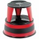 Cramer Original All-steel Kik-Step Stool - 350 lb Load Capacity - 16" x 16"14" - Red
