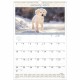 At-A-Glance Puppies Wall Calendar - Large Size - Julian Dates - Monthly, Yearly - 12 Month - January 2025 - December 2025 - 1 Mo