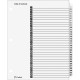 Cardinal OneStep Daily Index System - 31 x Divider(s) - Printed Tab(s) - Digit - 1-31 - 31 Tab(s)/Set - 9" Divider Width x 11" D