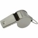 Champion Sports Medium Weight Metal Whistle - 1 Dozen - Silver