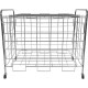 Champion Sports Portable Lockable Ball Locker - 4 Casters - Steel - 41" Length x 24" Width x 36" Height - Silver, Chrome - 1 Eac