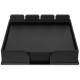 Dacasso Leatherette Conference Room Set - Leatherette, Velveteen - Black