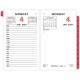 At-A-Glance Loose-Leaf Desk Calendar Refill - Standard Size - Julian Dates - Daily - 12 Month - January 2025 - December 2025 - 7