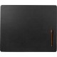 Dacasso Conference Pad - 17" Width x 14" Depth - Felt Backing - Leather - Black