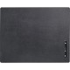 Dacasso Leather Desk Mat - Rectangular - 24" Width x 19" Depth - Felt - Top Grain Leather - Black