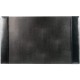 Dacasso Bonded Leather Desk Pad - Rectangular - 30" Width x 18" Depth - Felt - Bonded Leather - Black