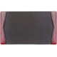 Dacasso Leather Side-Rail Desk Pad - 20" Width - Leather - Black - 1Each