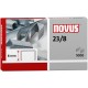 Novus 23/8 Super Heavy Duty Staples - 5/16" Leg - Silver - Steel1000 / Carton