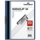 DURABLE DURACLIP Report Cover - Letter Size 8 1/2" x 11" - 30 Sheet Capacity - Punchless - Vinyl - Dark Blue