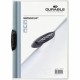 DURABLE SWINGCLIP Report Cover - Letter Size 8 1/2" x 11" - 30 Sheet Capacity - Punchless - Vinyl - Black Clip