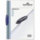 DURABLE SWINGCLIP Report Cover - Letter Size 8 1/2" x 11" - 30 Sheet Capacity - Punchless - Vinyl - Dark Blue Clip