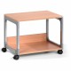 DURABLE System 48 Multifunction Trolley - 2 Shelf - 4 Casters - Metal, Steel, Melamine, Hardboard, Fiberglass, Plastic - x 3.6" 