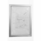 DURABLE DuraFrame Wallpaper - 8.50" x 11" Frame Size - Wall Mountable - Horizontal, Vertical - Sturdy, Anti-glare - 1 Each - Whi